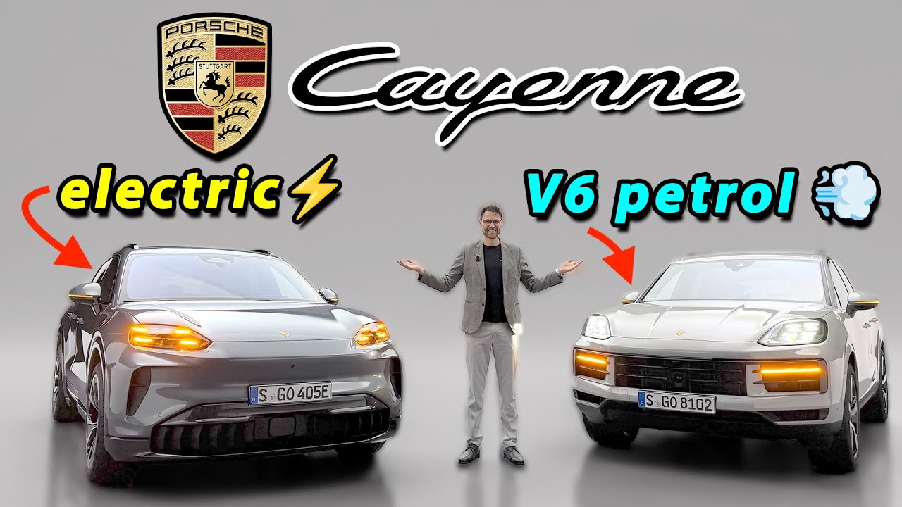 Porsche Cayenne V6 vs EV comparison REVIEW - petrol vs electric who will prevail?