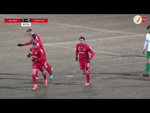 Świt Nowy Dwór Mazowiecki - Widzew Łódź 1:1 - Gol Roberta Demjana