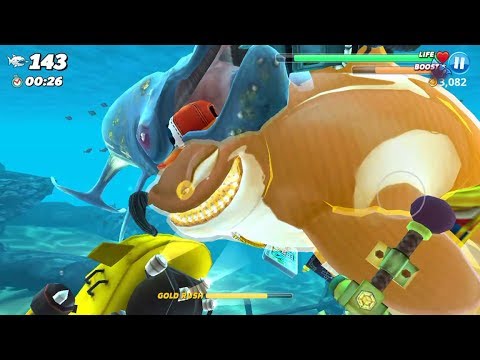 Eat as many things with Pet in Bay Special Map Live Contest - Hungry Shark World