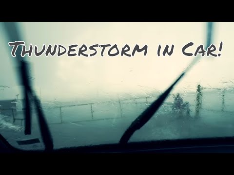 Let's Chase a Thunderstorm!  Gust Front Hits My Car!