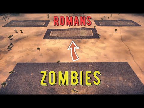 Formation Roman Legion vs 500,000 Zombies - UEBS 2