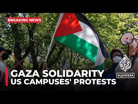 With eyes on US college campuses, students stress: ‘Gaza is why we’re here’