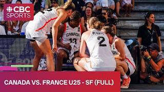 FIBA 3x3 Basketball Women's Series Marseille semifinals: Canada vs. France U25 | #CBCSports