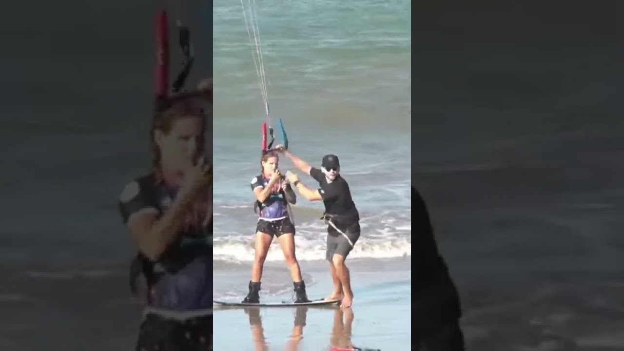 What a kitesurf fail 🤯🤣 Kite flying away!