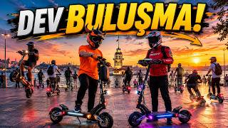 BU KADAR SCOOTER’I İLK KEZ GÖRDÜM! DEV SCOOTER BULUŞMASI (ÜSKÜDAR - CADDEBOSTAN)