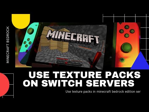 How to Use Texture Packs on Minecraft Bedrock Servers (NINTENDO SWITCH)