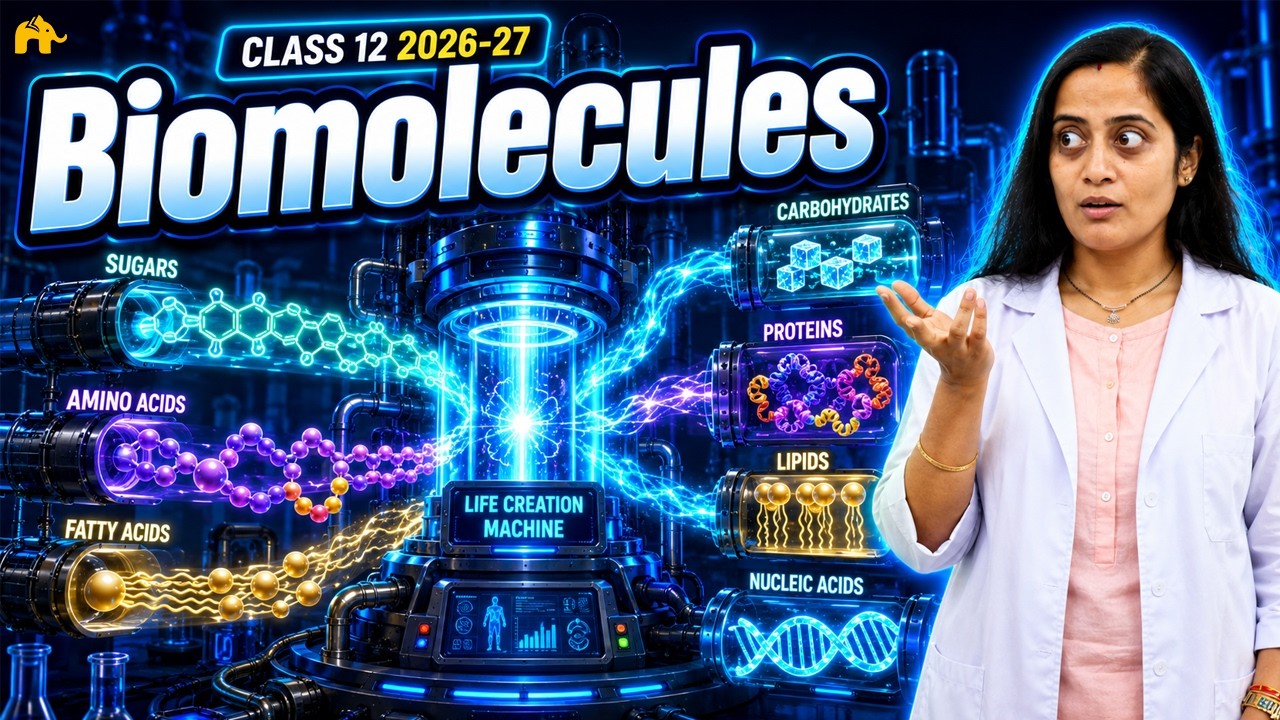 Biomolecules Class 12 Chemistry Chapter 10 One Shot by Roshni Ma'am| New NCERT | CBSE Full chapter
