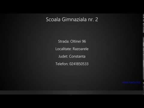 Scoala Gimnaziala nr. 2 Razoarele