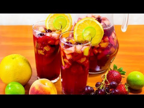 SANGRIA | RECETA FÁCIL | CENA NAVIDAD Y AÑO NUEVO | Sazón y Corazón