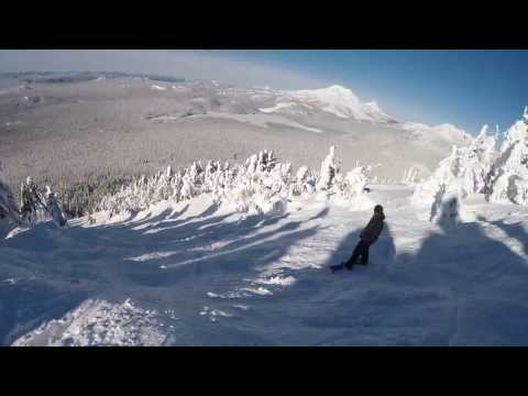 Crazy Pow at Mt Bachelor in Oregon