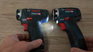 Bosch Professional GSR 12V-15 FC vs GSR 12V-35 FC brushless