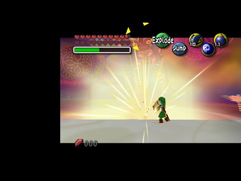 Beating Majora using only explosives