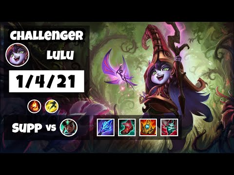 Lulu 11.14 Gameplay Challenger Replay S11 Support (1/4/21) - TURKISH