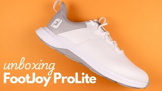 Unboxing the FootJoy ProLite Men's Golf Shoes (ASMR)