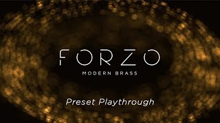 Video thumbnail for FORZO: Modern Brass - Preset Playthrough | Heavyocity by Heavyocity Media