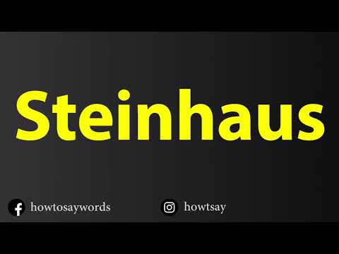 How To Pronounce Steinhaus