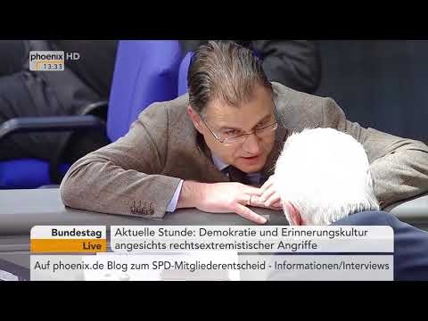 Aktuelle Stunde zum Thema: Erinnerungskultur angesichts rechtsextremistischer Angriffe am 23.02.18