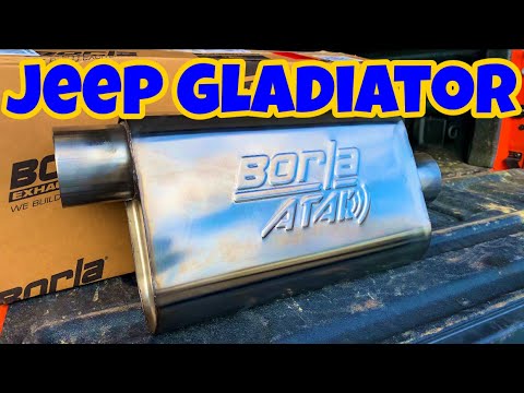 JEEP GLADIATOR BORLA ATAK EXHAUST