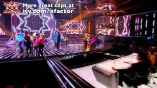 Wagner sings Get Back/Hippy Hippy Shake/Hey Jude - The X Factor Live show 7 - itv.com/xfactor
