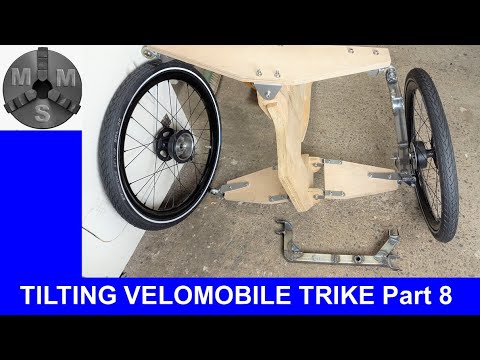 Tilting Trikes Part 8 - welding and Myford lathe work on the tilting and steering mechanism.