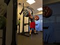Backsquat tempo 2-1-0 5 reps @ 200 kg
