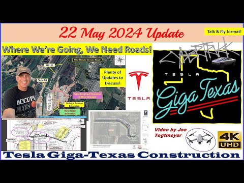 IDRA Deliveries, Road Discussion & Milestone S Ext last beam! 22 May 2024 Giga Texas Update(07:35AM)