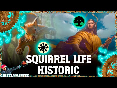 🟢🌰⚪SQUIRREL LIFE⚪🌰🟢|| Streets of New Capenna || [MTG Arena] Bo1 Green White Combo Historic Deck