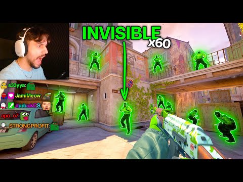 DIMA vs. 60 INVISIBLE HIDERS... (1v60)