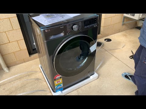 Unpacking and Installing LG ThinQ Front Load Washer