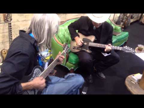 Danny B. Harvey & Olivier paid tribute to blues NAMM SHOW 2014 / Trussart