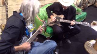 Danny B. Harvey & Olivier paid tribute to blues NAMM SHOW 2014 / Trussart