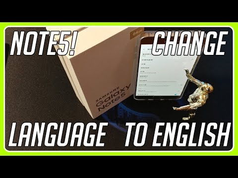 [NOTE 5] Change the Language Selection back to English!