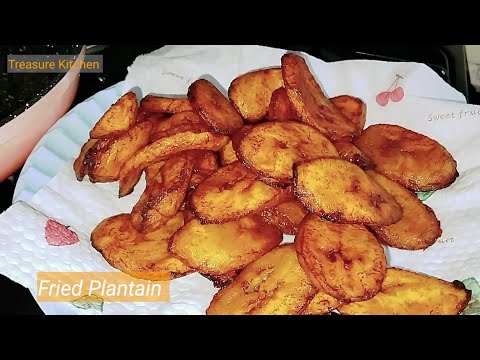 How To Fry Ripe Plantain | Fried Dodo | Fried Plantain And Egg For Breakfast