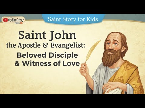 Saint John the Apostle & Evangelist | Beloved Disciple and Witness of Love | Saint Story for Kids
