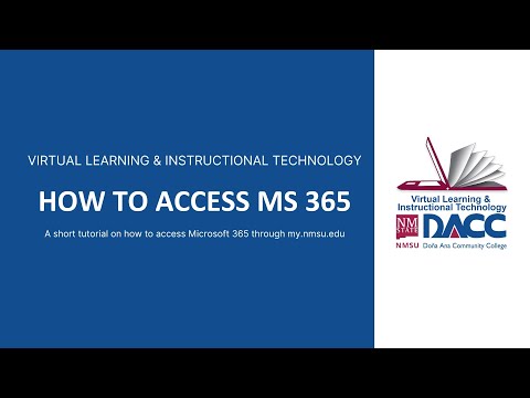 Accessing Office 365 Tutorial Thumbnail