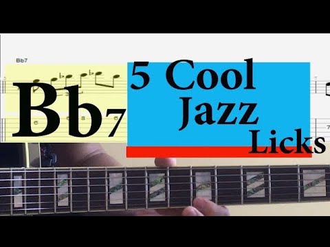 5 Cool Bb7 Jazz Licks