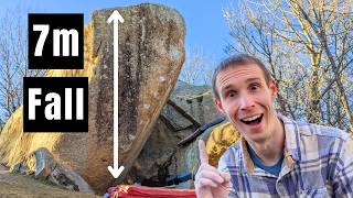 I climbed a CHRIS SHARMA king line in France!