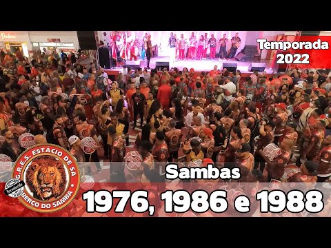 Estácio de Sá 1976, 1986 e 1988 | Samba ao vivo no Salgueiro Convida #SC22
