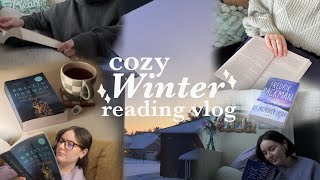 a cozy and sad winter reading vlog ☃️❄️