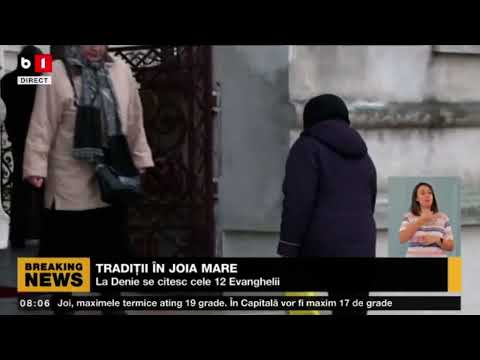 TRADIȚII ÎN JOIA MARE: ASTĂZI SE VOPSESC OULE ROȘII ȘI NU SE SPALĂ HAINE_Știri B1_21 apr 2022