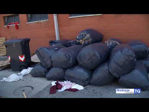 2018-01-31 PRATO - SCARTI TESSILI NON RITIRATI, SCONTRO COMUNE-REGIONE