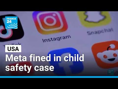 Meta fined in child safety case