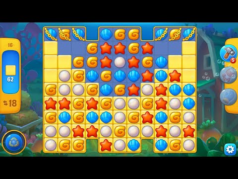 Fishdom level 16 - 18 Moves - No Boosters