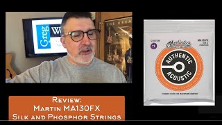 Video thumbnail for Review: Martin MA130FX Silk and Phosphor Flexible Core Strings by GuitarStudio
