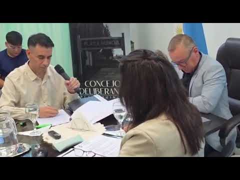la Voz TV: sesión Concejo Deliberante de Plaza Huincul