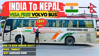DELHI To NEPAL BUS | Delhi To Kathmandu Bus | India to Nepal bus Journey | Nepal #nepal #kathmandu