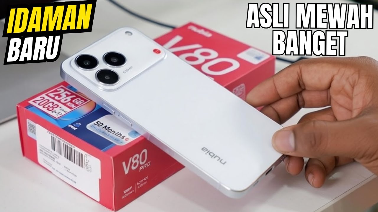 INI SIH KELEWAT MEWAH‼️NUBIA V80 PRO RILIS,  TAMPANG IPHONE 17 PRO HARGANYA TERJANGKAU