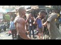 Street muscle flex by Mike Odion, hot muscle flex outdoor | viral content for the world to see