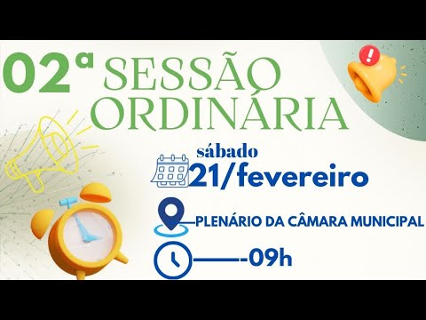 2ª SESSÃO ORDINÁRIA DE 2026 - MANOEL EMIDIO-PI