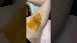 Calm Underarm Wax ASMR Pt. 2😌 #waxing #wax #hairremoval #asmr #asmrwax #asmrsounds #satisfying #yt